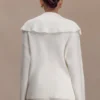 Bianka V Neck Knit Jumper – Off White Bianka V Neck Knit Jumper – Off White