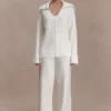 Bianka V Neck Knit Jumper – Off White Bianka V Neck Knit Jumper – Off White