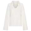 Bianka V Neck Knit Jumper – Off White Bianka V Neck Knit Jumper – Off White