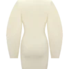 Billy Balloon Sleeve Knit Mini Dress – Ivory Billy Balloon Sleeve Knit Mini Dress – Ivory