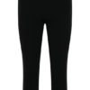 Blanca Stretch Crepe Capri Pants – Black