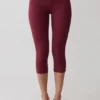 Blanca Stretch Crepe Capri Pants – Mahogany