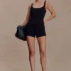 Blanca Stretch Crepe Shorts – Black