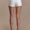 Blanca Stretch Crepe Shorts – White