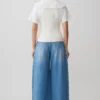 Bobby Oversized Jean With Front Pleat – Summer Blue