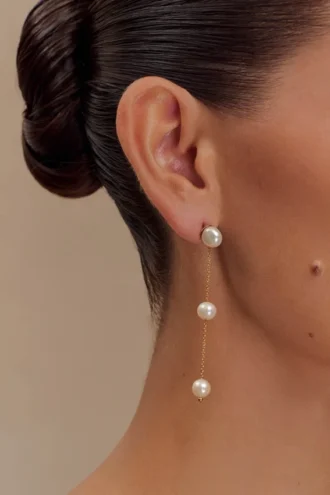 Bodhi Freshwater Pearl Drop Earrings – Pearl Bodhi Freshwater Pearl Drop Earrings – Pearl