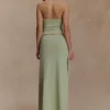Bowie Low Rise Knit Maxi Skirt – Pastel Green Bowie Low Rise Knit Maxi Skirt – Pastel Green