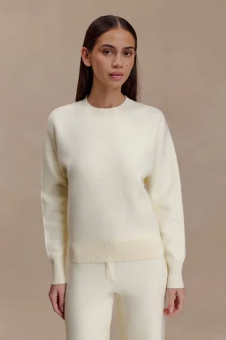 Braxton Cozy Knit Jumper – Ivory