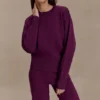 Braxton Cozy Knit Jumper – Plum Braxton Cozy Knit Jumper – Plum