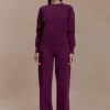 Braxton Cozy Knit Jumper – Plum Braxton Cozy Knit Jumper – Plum