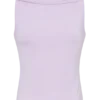 Bridget Slinky Cowl Back Top – Dusty Lilac
