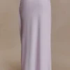 Bridget Slinky Maxi Skirt With Hardware – Dusty Lilac Bridget Slinky Maxi Skirt With Hardware – Dusty Lilac