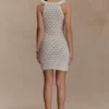 Brigid Ruffle Knit Sleeveless Dress – Ivory Brigid Ruffle Knit Sleeveless Dress – Ivory