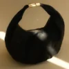 Bristol Croissant Leather Shoulder Bag – Black Bristol Croissant Leather Shoulder Bag – Black
