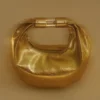 Bristol Mini Croissant Leather Bag – Gold Bristol Mini Croissant Leather Bag – Gold