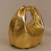 Bristol Mini Croissant Leather Bag – Gold Bristol Mini Croissant Leather Bag – Gold