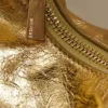 Bristol Mini Croissant Leather Bag – Gold Bristol Mini Croissant Leather Bag – Gold