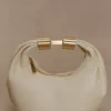 Bristol Mini Croissant Leather Bag – Ivory Bristol Mini Croissant Leather Bag – Ivory