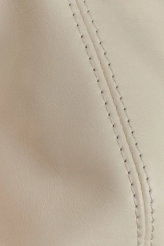 Bristol Mini Croissant Leather Bag – Ivory Bristol Mini Croissant Leather Bag – Ivory