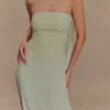 Caira Chiffon Scarf Maxi Dress – Sage