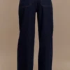 Caitlin Mid Rise Denim Jeans – Indigo Blue