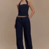 Caitlin Mid Rise Denim Jeans – Indigo Blue