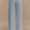 Caitlin Mid Rise Denim Jeans – Light Blue