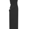 Callen One Shoulder Slinky Maxi Dress – Black Callen One Shoulder Slinky Maxi Dress – Black
