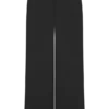 Campbell Cotton Wide Leg Pants – Black