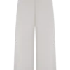 Campbell Cotton Wide Leg Pants – White