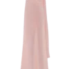 Carah Satin And Chiffon Maxi Dress – Pale Pink