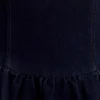Caroline Denim Halter Midi Dress – Indigo Blue