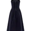 Caroline Denim Halter Midi Dress – Indigo Blue