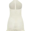 Carrisa Crochet Knit Mini Dress – White Carrisa Crochet Knit Mini Dress – White