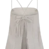 Casey Linen Corded Embroidered Linen Top – Natural Casey Linen Corded Embroidered Linen Top – Natural