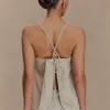 Casey Linen Corded Embroidered Linen Top – Natural Casey Linen Corded Embroidered Linen Top – Natural