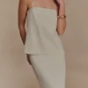 Casey Linen Corded Embroidered Linen Top – Natural Casey Linen Corded Embroidered Linen Top – Natural