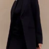 Caviar Suiting Coat – Black
