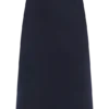 Cecilia Denim A-Line Midi Skirt – Indigo Blue