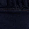 Cecilia Denim Frill Corset – Indigo Blue