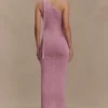 Celestino Floral Metallic Knit Maxi Dress – Pink Celestino Floral Metallic Knit Maxi Dress – Pink