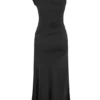 Chloe Peached Jersey One Shoulder Midi Dress – Black Chloe Peached Jersey One Shoulder Midi Dress – Black