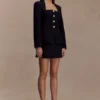 Christel Suiting Fitted Blazer – Black Christel Suiting Fitted Blazer – Black