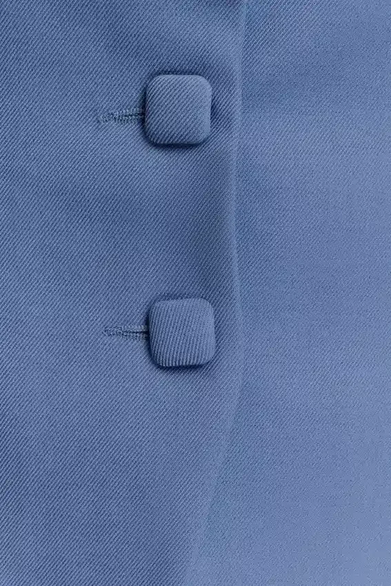 Christel Suiting Fitted Blazer – Ocean Blue Christel Suiting Fitted Blazer – Ocean Blue