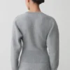 Ciaralee Cinched Waist Jumper – Grey Marle Ciaralee Cinched Waist Jumper – Grey Marle