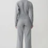 Kerrymae Straight Leg Knit Pants – Grey Marle