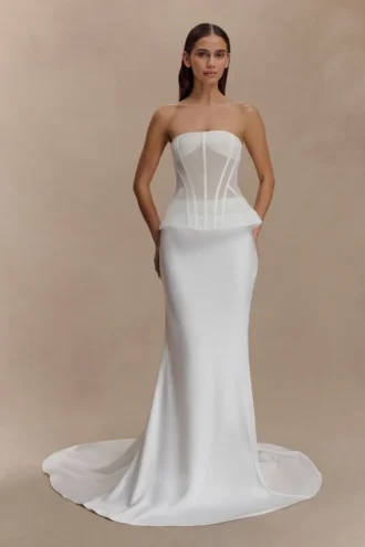 Zoe Structured Corset – White Zoe Structured Corset – White