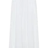 Clarence Linen A-Line Maxi Skirt – White