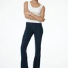 Clio Paneled Flare Jeans – Indigo Blue