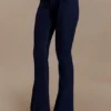 Clio Paneled Flare Jeans – Indigo Blue